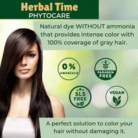 Herbal Time Phytocare Permanent Hair Dye Color Beige Blonde 9B | Professional Natural Hair Dye Kit | Nourish and Protect Your Hair | Ammonia, PPD and SLS Free | 124.5 ml