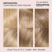 Clairol CLAIROL COLOUR STRONG PERMANENT HAIR DYE - 9.1 LIGHT ASH BLONDE