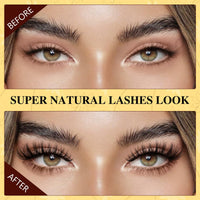 QUEWEL Natural Cluster Lashes D Curl Wispy Eyelash Clusters Mix 10-18mm, Eyelashes Individual DIY Lash Extensions at Home(QU43)