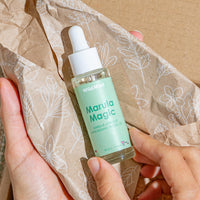 WildMint Marula Magic Natural Face Oil | Softening & Healing Marula Facial Oil for Sensitive, Dry, Mature & Menopause Skin | Reduces Redness & Irritation | UK Made Vegan & Cruelty-Free Skincare | 30ml