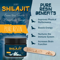 Inc Products Shilajit Resin from The Pamir Mountain Range/Pure Stong Shilajit Resin Rich with Minerals and Fulvic Acid to Boost The Immune System / 100% Pure Himalayan Shilajit