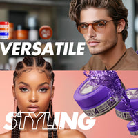 Allored Professional Allored Biotin Therapy Hair & Edge Styling Wax 150ml with Mixed Melon Scent | 12 Hours Hold Edge Control | Gummy Wax | Hair Wax For Men & Women