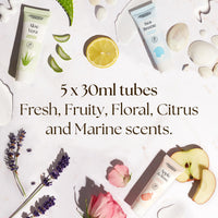 Nurture by Nature Botanicals Nurture by Nature Vegan Hand Cream Gift Set - 5 x 30ml, Shea Butter