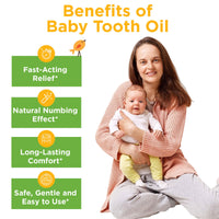 Baby, Tooth Oil, 0.5 fl oz (15 ml) - Wellements