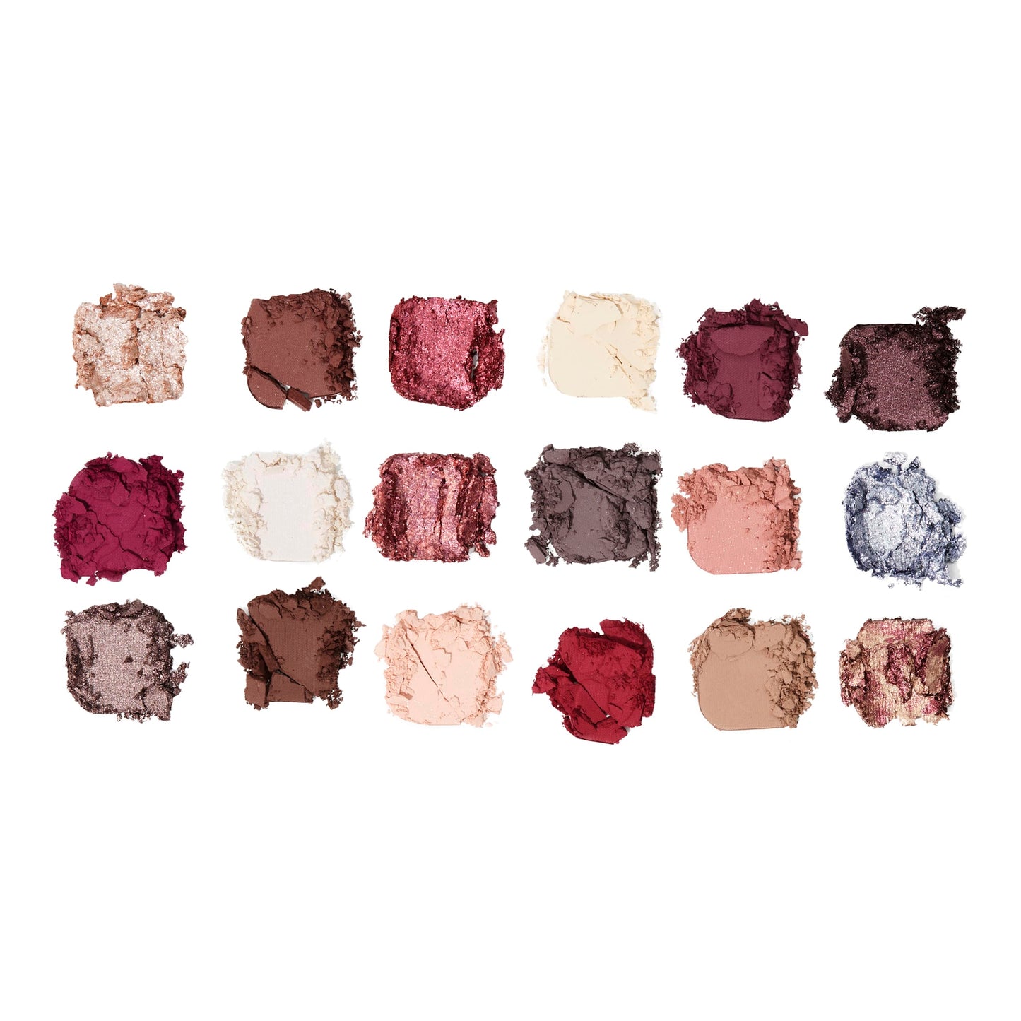 Revolution Beauty London Revolution Beauty, Forever Flawless Eyeshadow Palette, 18 Pigmented Makeup Shades of Mattes & Shimmers, Vegan & Cruelty-Free, Cherry Rebel Red