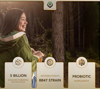 Earth's Nurture EN Bifidobacterium Probiotics | 90 High Strength Bifidobacterium Probiotic Capsules - 5 Billion CFU Bifi per Capsule | Non-GMO, Gluten & Allergen Free | Manufactured in the UK