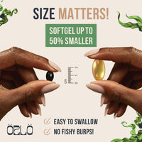 Orlo Omega 3 - Vegan Omega 3 Supplement - Triple Strength Omega3s - Plant Based DHA & EPA Fatty Acids - Algae Omega-3 Oil - Sustainable Krill or Fish Oil Alternative (60 Mini Softgels Kit)