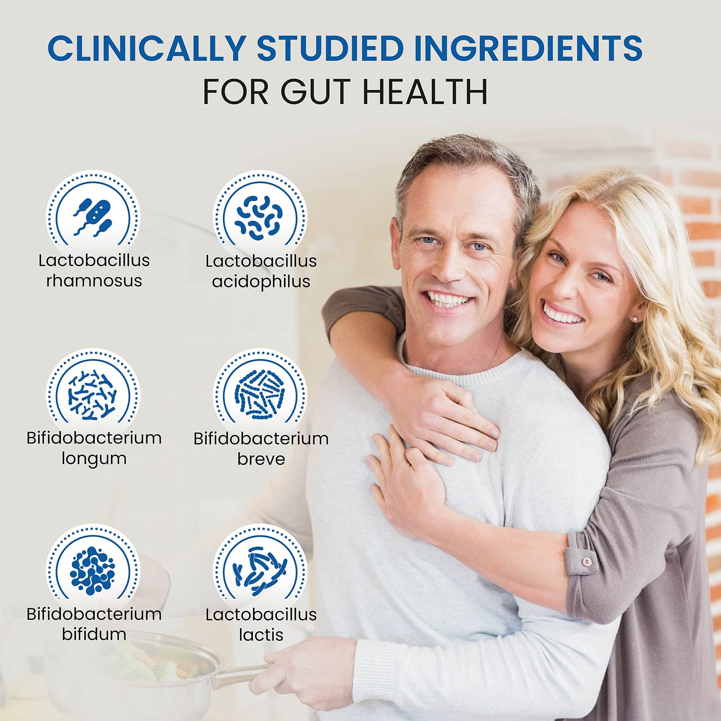 Oxford Origins Advanced Probiotics for Gut Health | Scientifically Formulated Pre & Probiotic Gut Health Supplements | 120 Specialised Capsules with 5 Billion Bacterial Cultures, 100 Billion CFU/g