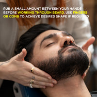 Ruffians Beard Balm (1.7 Oz Fl / 50 ML) Omega-Enhanced Conditioning Beard Solution, for Softness and Shine, Low Hold, Shapes and Conditions, for Mid and Long Beards