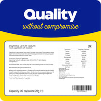 Enzymedica ENZYMEDICA - Lacto (30 Capsules) | Food Intolerance Digestive Enzymes Supplements | Maximum Lactose Digestive Enzymes Blend for Dairy Intolerance, Nutrient Supplements, Gut Health Supplement, Vegan