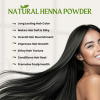 Hebhac Herbs Henna powder for Hair – 100g (3.5 oz) | Natural Hair Color | Mehndi | Chemical-Free | No Added Colours or Preservatives