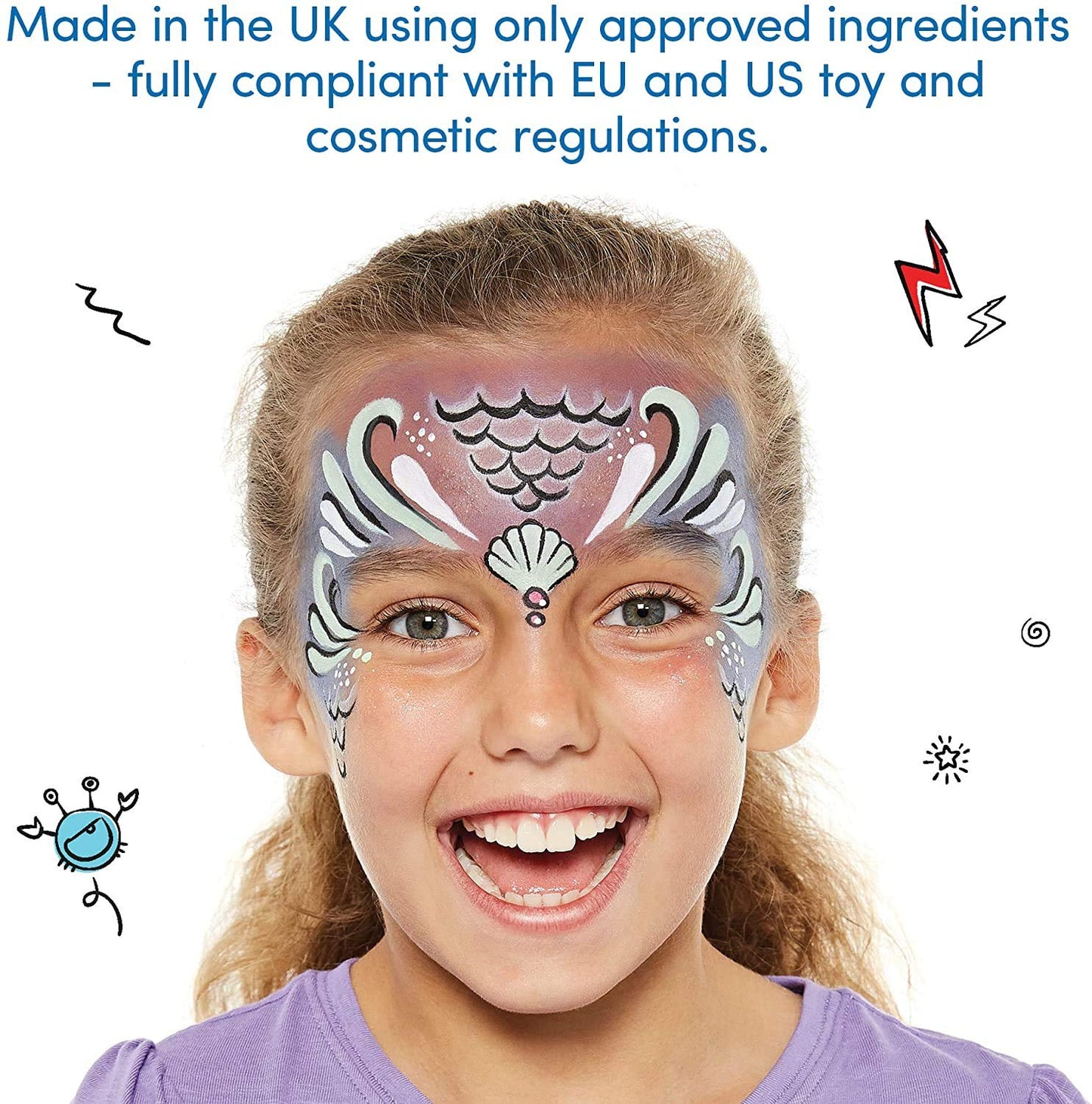 Snazaroo Classic Face and Body Paint for Kids and Adults, Pale Green Colour, Water Based, Easily Washable, Non-Toxic, Makeup, Body Painting for Parties, for Ages 3+