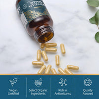 AYURVEDIQ WELLNESS Ayurvediq Boswellia Serrata and Turmeric with Black Pepper Piperine Capsules – 60 Vegan Organic Turmeric Curcumin Capsules a Natural Anti Inflammatory Supplement Joint Support - Ayurvedic Products