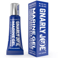 TRADEMARK GNARLY JOE EST.MMXVII Gnarly Joe Eye Serum for Men - 10ml Anti-Fatigue Eye Serum with Hyaluronic Acid, Marine Algae & Aloe - Mens Eye Cream for Dark Circles, Puffiness & Fine Lines - Hydrating Eye Gel - Made in UK