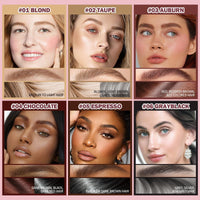 Anglicolor Brow Fection Angled Brush,Microblading Eyebrow Pen,Natural Brows Eyebrow Pen,Easy To Color,Long Lasting,Quick Drying,Natural Shaping Outlining Filling Eyebrow Makeup Upgrade (01#Blond)