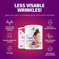 Nature's Finest by Nutrisslim Best Marine Collagen for Women with Hyaluronic Acid, Vitamin C and MSM - Fish Collagen (5000mg) - Collagen Skincare + Beauty Hyaluron