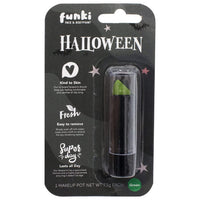Funki Face & Body Paint Green Lipstick - Pack of 12 - Tube of Green Lipstick - Fancy Dress Costume Makeup Accessory