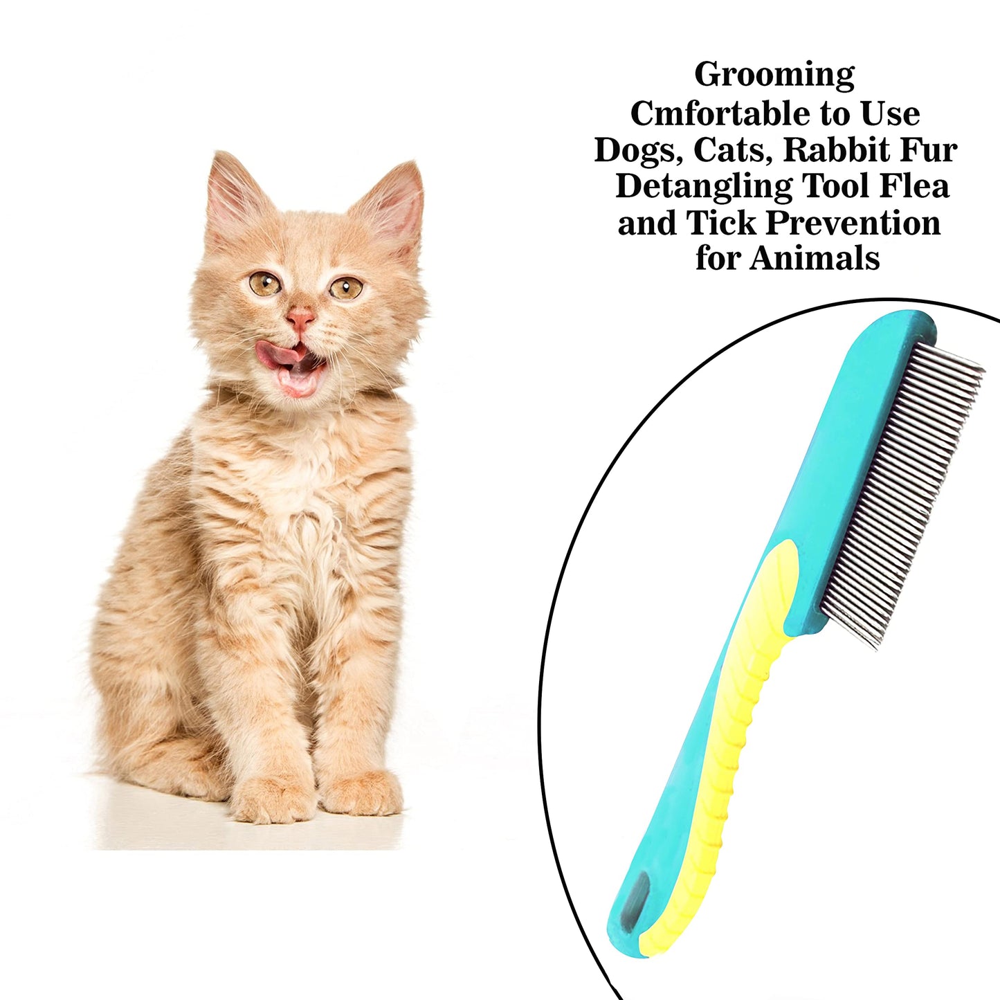 YNR EXTRA FINE NIT HAIR COMB LARGE HANDLE Head Lice Egg Larva Remover Comb Anti-Lice (BLUE)