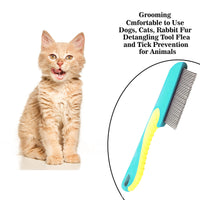 YNR EXTRA FINE NIT HAIR COMB LARGE HANDLE Head Lice Egg Larva Remover Comb Anti-Lice (BLUE)