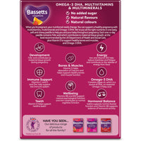 Bassetts Vitamins Pregnancy Omega-3 DHA, Multivitamins & Multiminerals Strawberry & Orange 30's No Added Sugar