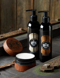 Dear Barber MENS HAIR STYLING POMADE - Strong Hold & High Shine Finish | Controls Curly & Frizzy Hair, Water Based & Easily Washable, 100ml