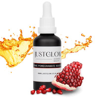 JustGlow Orgainc Pomegranate Seeds Face Oil, Natural Skin Care Vegan Beauty Face Serum 50 ml Anti Wrinkle Face Cream - An Alternative to Bio Oil for Stretch Marks