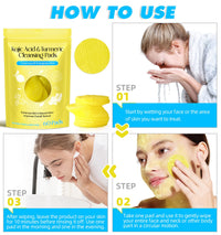 Generic Kojic Acid and Turmeric Pads,Turmeric kojic Acid Pads, Turmeric and Kojic Acid Cleansing Pads for Face, Turmeric Cleansing Pads for Dark spots, Exfoliating, Acne Scars (60 PCS)