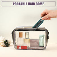 VOCOSTE Folding Hair Comb, Travel Portable Folding Mini Hair Comb, Green