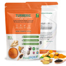 FoodPURA 365 x 4000mg Turmeric (Curcumin), Ginger, Garlic & Organic Black Pepper Capsules HACCP Certified, Manufactured in The UK by FoodPURA (365)