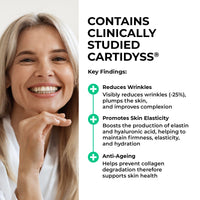 LOVE LIFE SUPPLEMENTS Marine Collagen Skin Boost+ with Astaxanthin & Hyaluronic Acid, 120 Capsules - 2 Month Supply, Also Cartidyss® (Type II), Vitamin C, Vitamin E, Bamboo Stem Extract, Biotin - for Skin, Hair, Nails