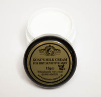 Goats Milk Moisturising Cream 15g by Elegance Natural Skin Care for dry sensitive skin Travel Size