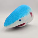 Elegance Natural Skin Care Shark Attack Bath Bomb Vegan Approved Jaws Fizzer Bleeding Shark Bite Fun Unique Gift Blue Red Blood Stocking Filler Secret Santa Boys Kids Girls Children Made in the UK
