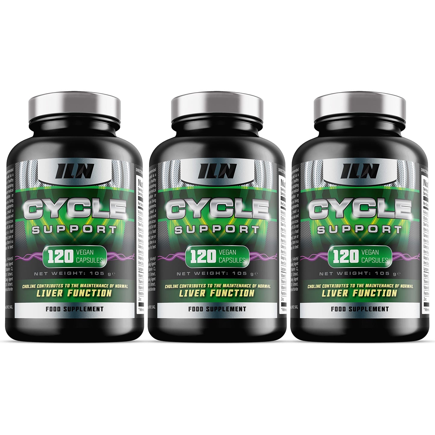 Iron Labs Nutrition Cycle Support Supplement - NAC, Hawthorn, and with Choline for Normal Liver Function (360 Count)