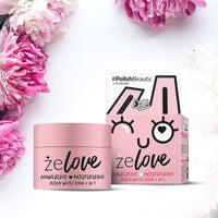 FLOSLEK Peony Water Aqua Bomb Face Cream | 50ml | Hydro Boost Soothing Gel | Contains White Water Lily | Liquid Moisturizer for Dry & Sensitive Skin | Cruelty-Free & Vegan