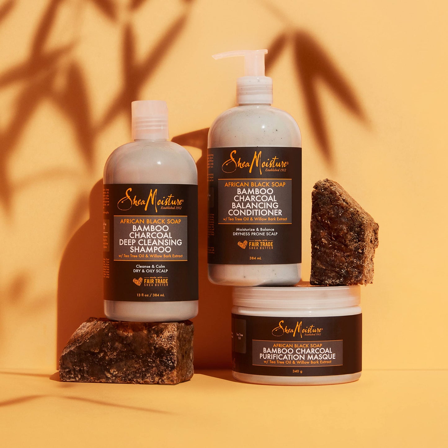Shea Moisture SheaMoisture African Black Soap Bamboo Charcoal Purification Masque 354 ml