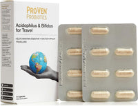 Proven Probiotics Acidophilus and Bifidus for Travellers Capsules - Pack of 14