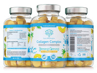 swiss bioenergetics Collagen Complex - 90 Natural Pineapple Flavour Chewable Yummy Gummies - One a Day 500mg Hydrolysed Collagen, Biotin, Vitamin C and Selenium – Healthy Skin and Hair for Men and Women – UK Made