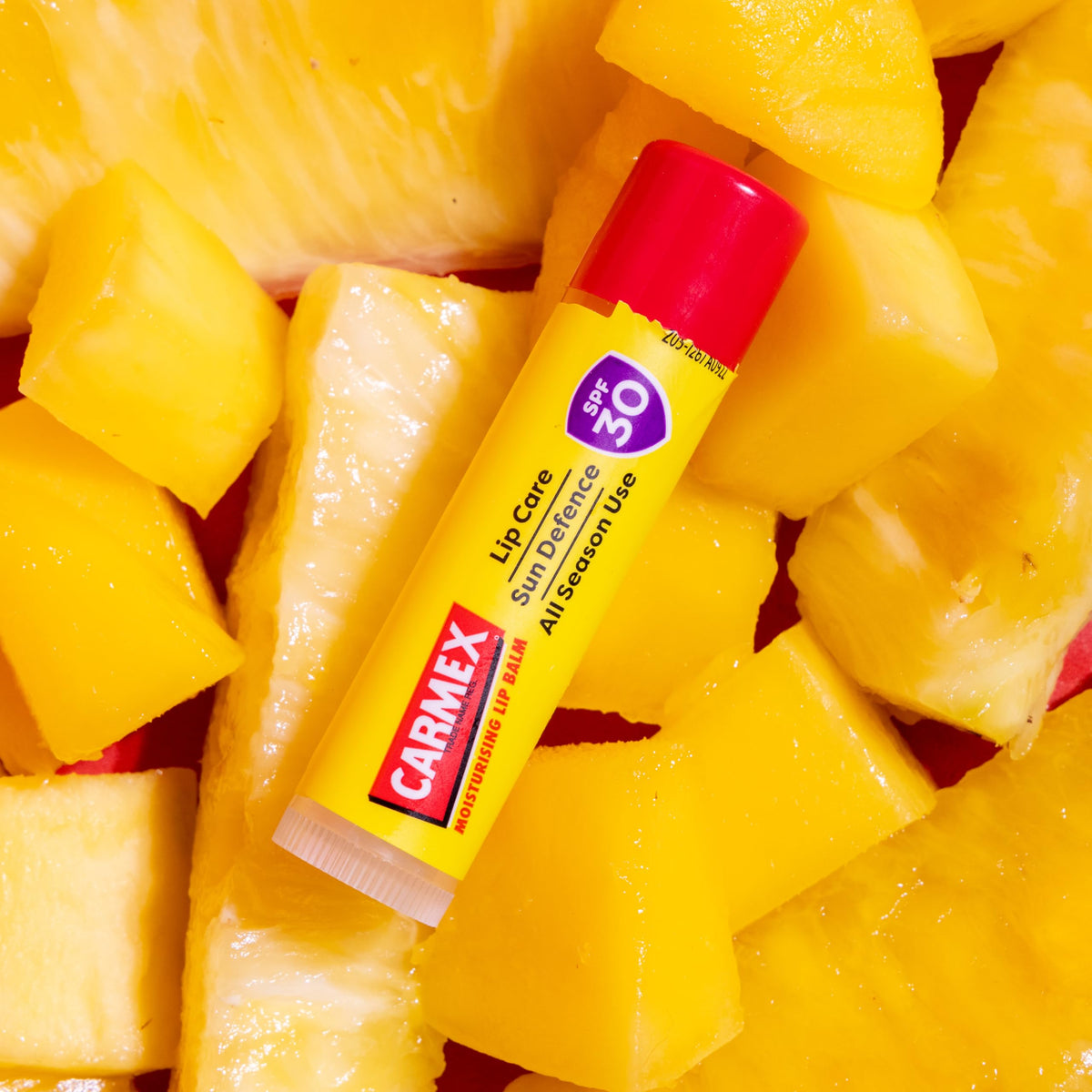 Carmex CARMEX SPF30 Sun Defence Tropical Moisturizing Lip Balm for Soft, Protected Lips Stick (10g)