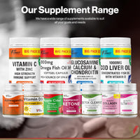 Vit Direct - Glucosamine, Calcium & Chondroitin (with MSM Complex) - 120 Triple Action Capsules - Joint Care Supplement - Supports Joint Health - Designed to Reduce Joint Pain