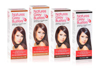 Natures Grey Busters PPD FREE Hair Dye - Light Brown Hair Dye (Natural Colour) | No Ammonia | No Peroxides | The Natural, Safe Way To Colour Away Your Grey! (Semi Permanent Colour) 70ml