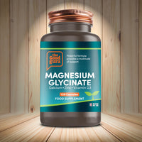 The Good Guru Magnesium Glycinate + Calcium + Zinc + Vitamin D3 1000iu Capsule Supplement - 300mg Magnesium | 120 Capsule for Ultimate Bone and Joint Health Complex
