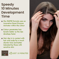 BIOKAP BioKap Extra Light Golden Blond 9.3 Rapid Permanent Hair Colour Organic & Vegan Formula for Sensitive Skin 135ml