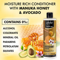 SNF Manuka Honey & Avocado, Sulfate-Free Hydrating Conditioner for Curls - Waves - Protective Styles 350ml