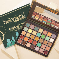 bellapierre Bellapierre Emerald City Eyeshadow Palette | 35 Shades in Matte, Satin, Shimmer, & Foil Finishes | Non-Toxic & Paraben Free | Vegan & Cruelty Free