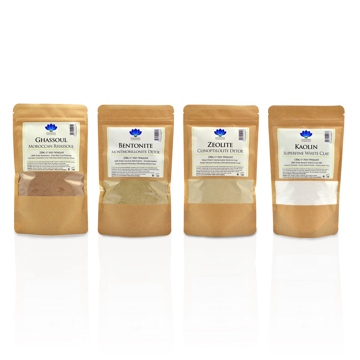Innovative Naturopathics Zeolite Clay/High Purity Detox Powder / 250g Packet