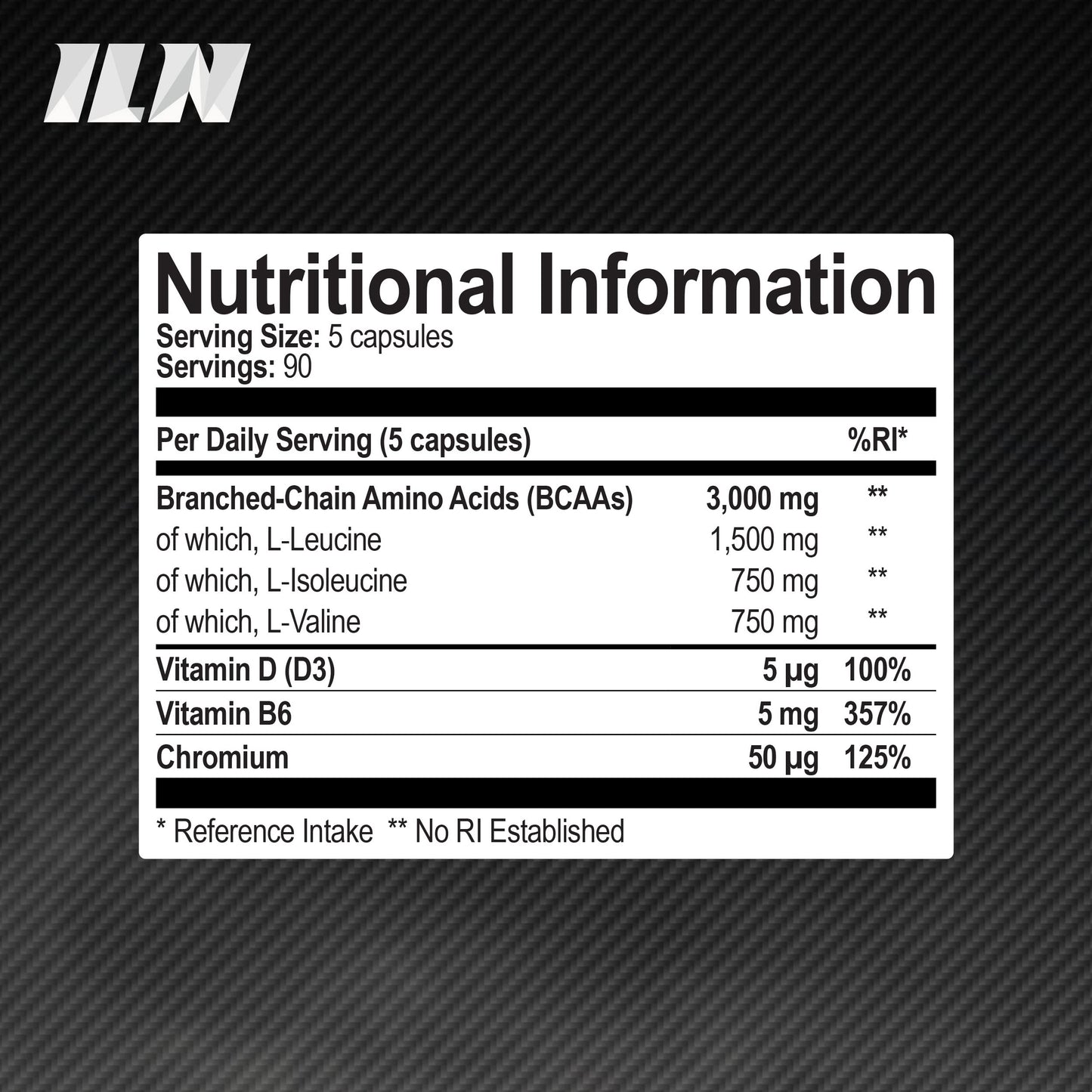 Iron Labs Nutrition BCAA Capsules 3000mg – 2:1:1 Amino Acid Supplements (450 Capsules – 3 Month Supply) – Vegetarian BCAA Tablets