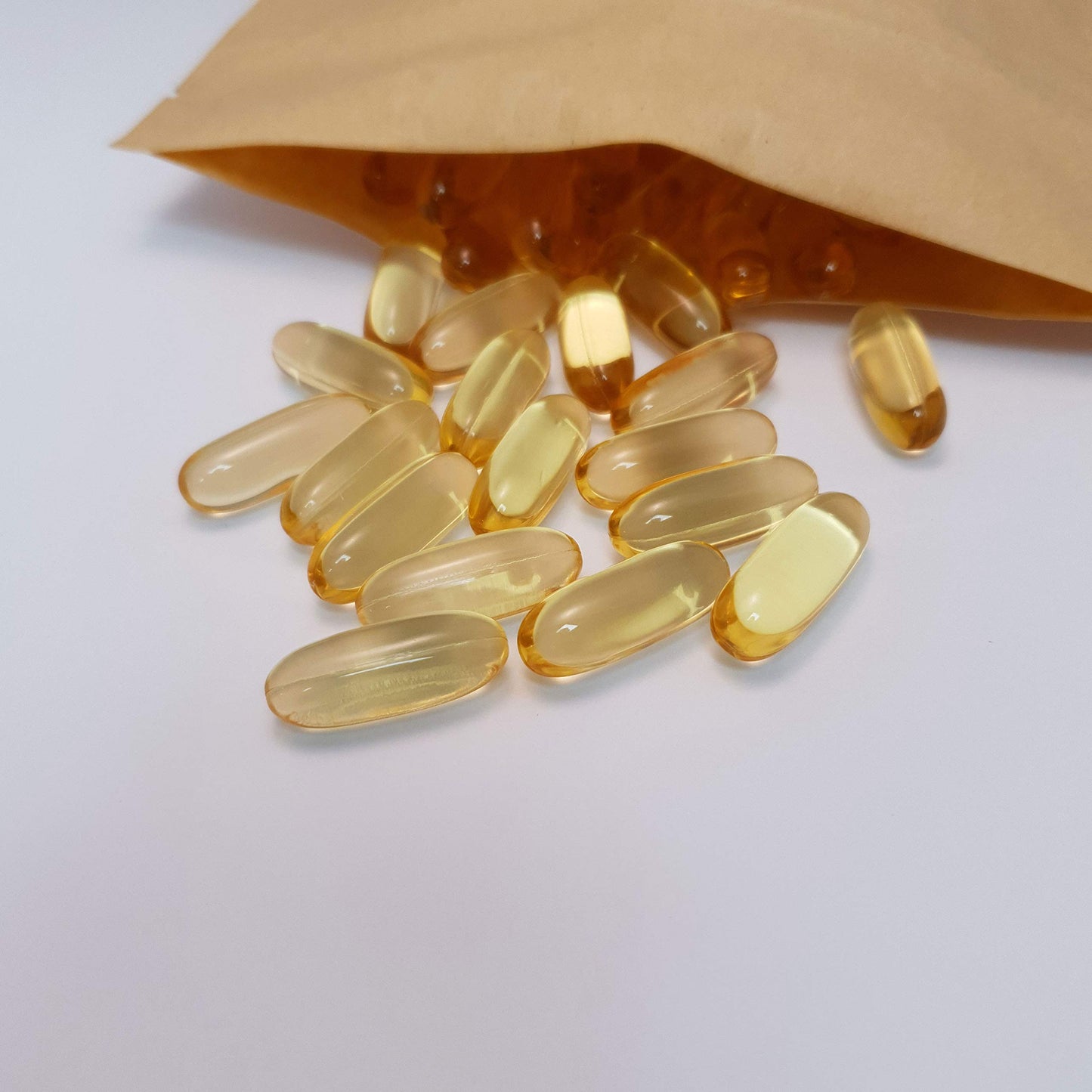 KeyVits Cod Liver Oil High Strength 1000mg, 365 Softgel Capsules, Rich in Omega 3 Fatty Acids, DHA, EPA and Vitamins A & D, Full Year Supply, Gluten Free