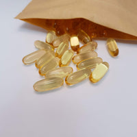 KeyVits Cod Liver Oil High Strength 1000mg, 365 Softgel Capsules, Rich in Omega 3 Fatty Acids, DHA, EPA and Vitamins A & D, Full Year Supply, Gluten Free