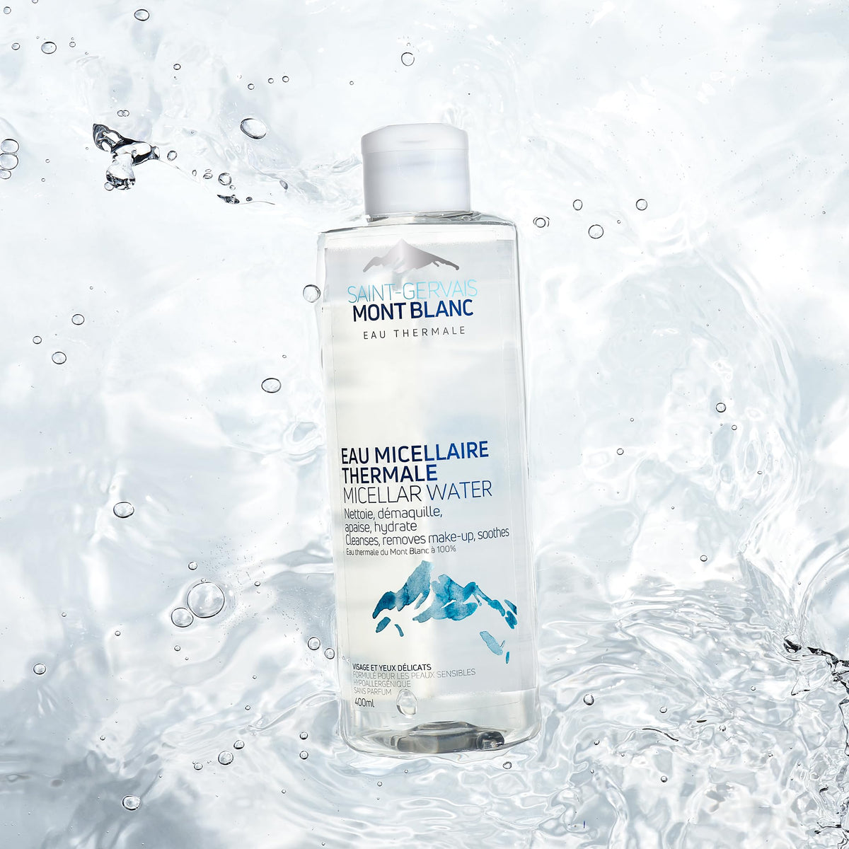 Saint Gervais Mont Blanc Saint-Gervais Mont Blanc - Soothing Thermal Micellar Water for Sensitive Skin and Eyes - 400 ml