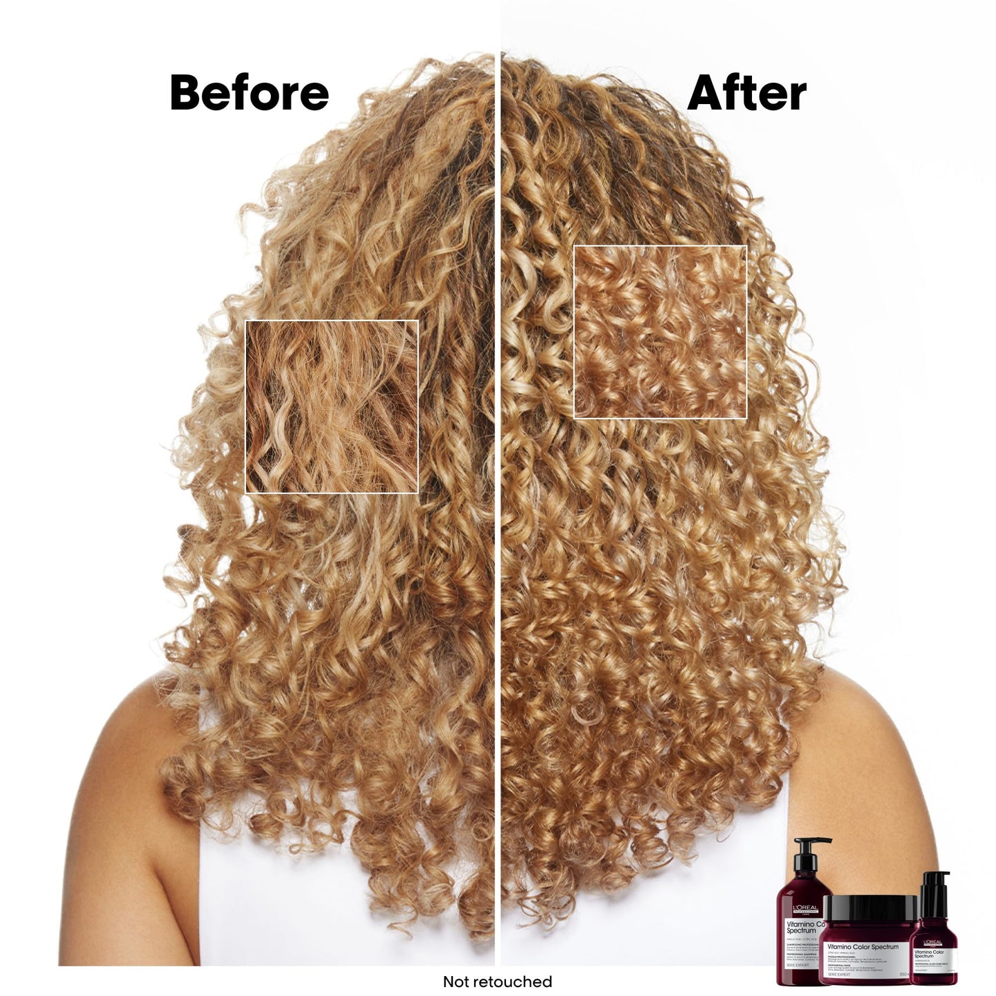 L'Oréal Professionnel Vitamino Color Spectrum Rinse Off Hair Mask 250ml, For Coloured Hair, With Ferulic Acid + Citric Acid, Stronger & Smoother Hair, Conditioner Treatment